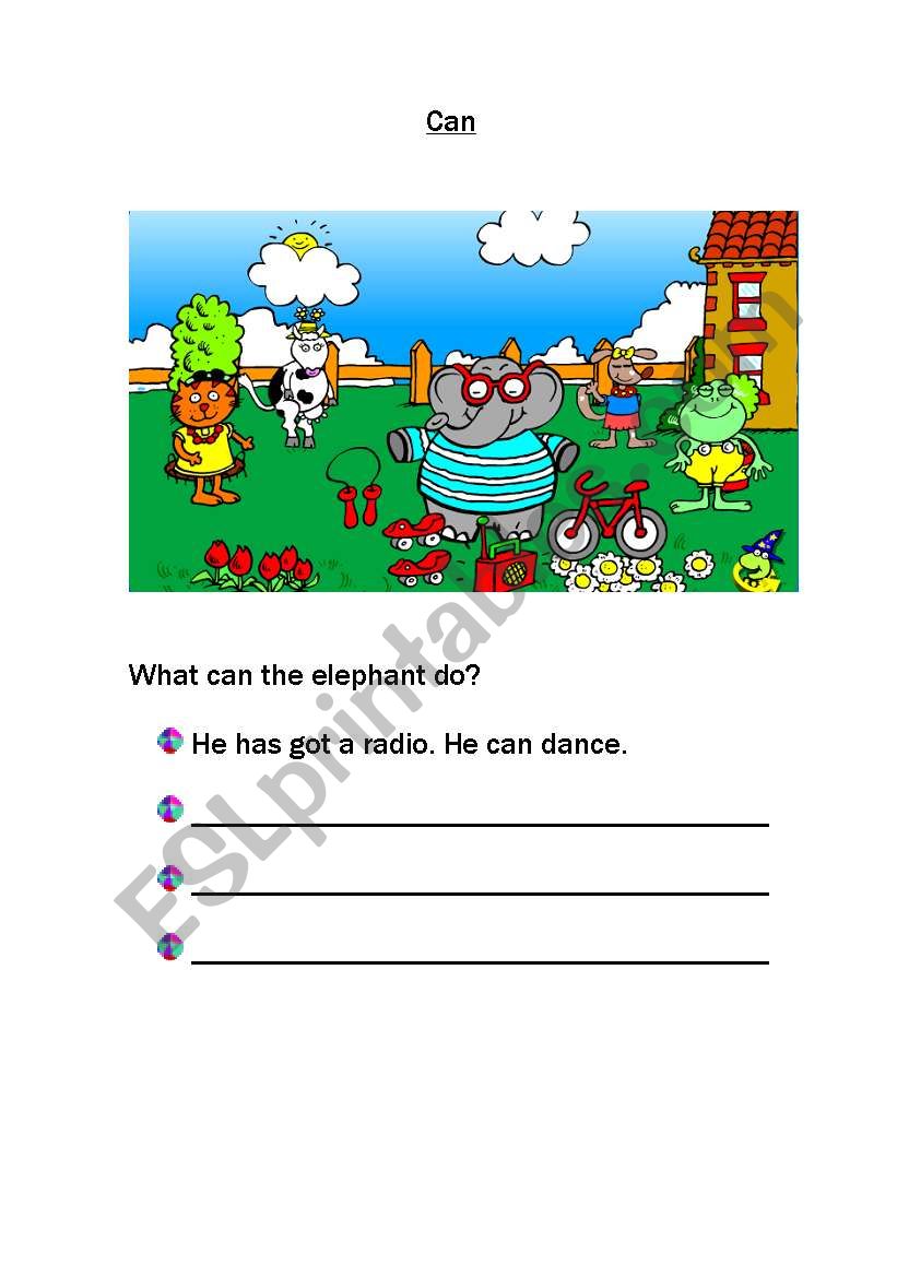 Have got / Can worksheet