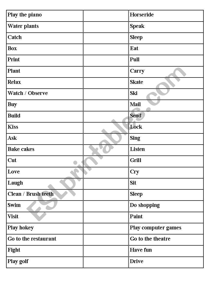 more than 80 verbs for beginners !!!