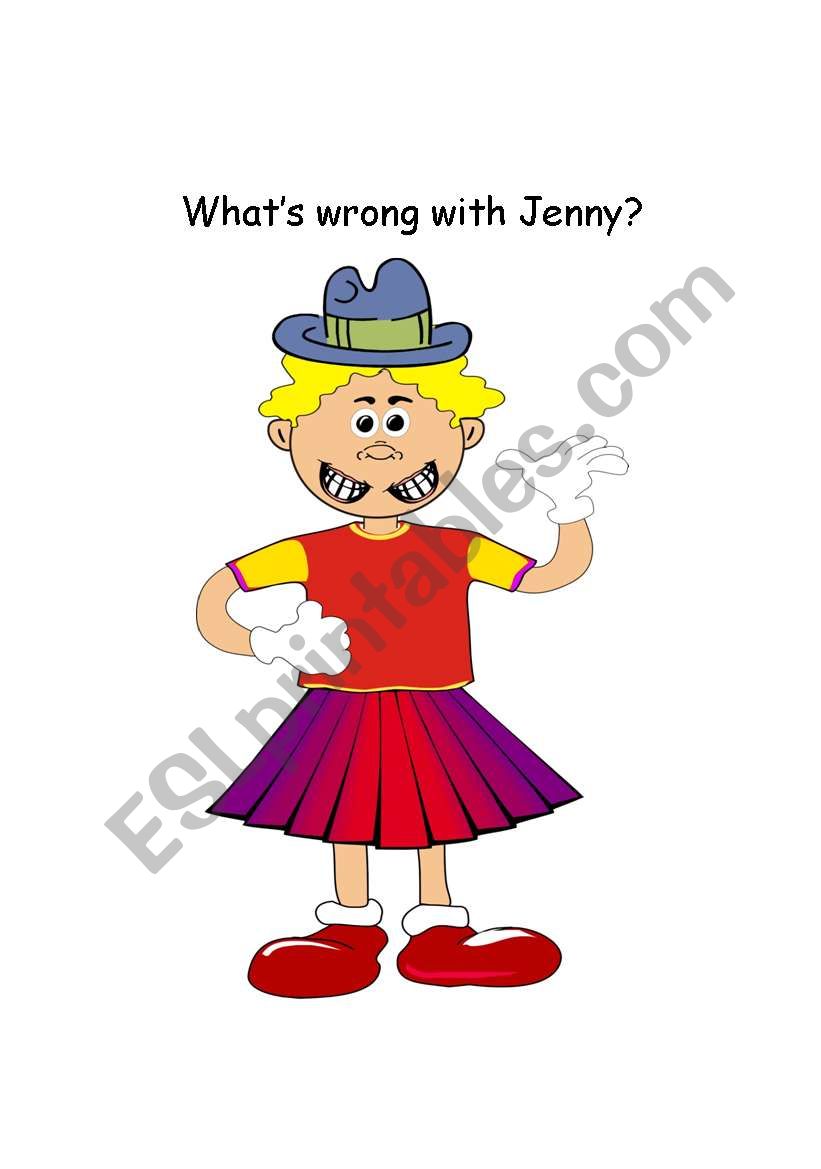 Whats wrong with Jenny? worksheet
