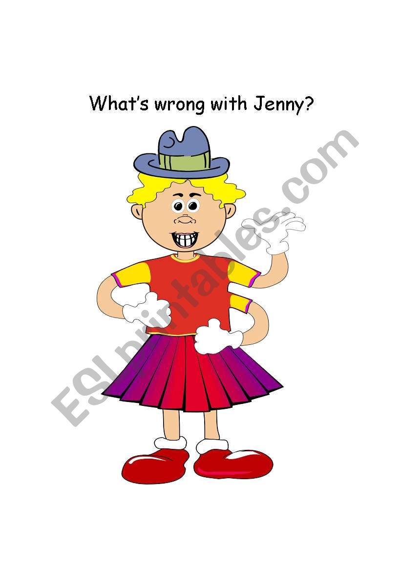 Whats wrong with Jenny? worksheet