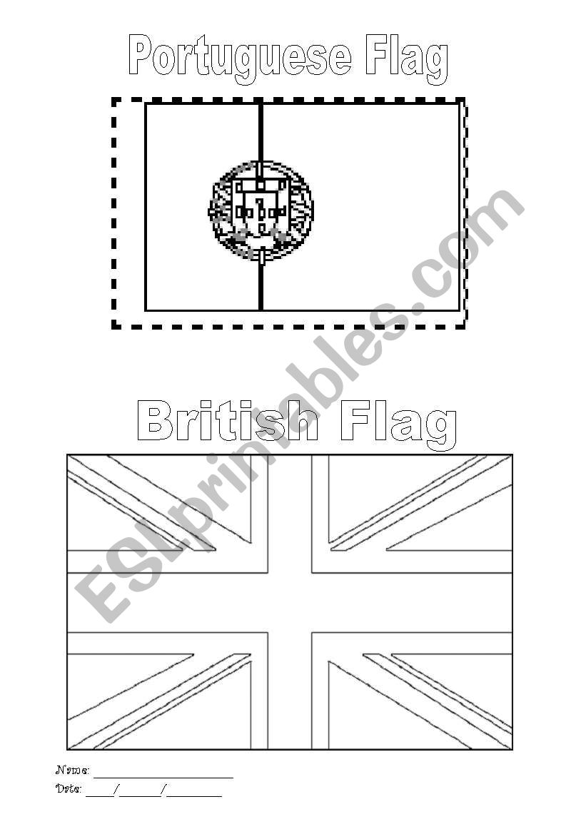 Flag worksheet