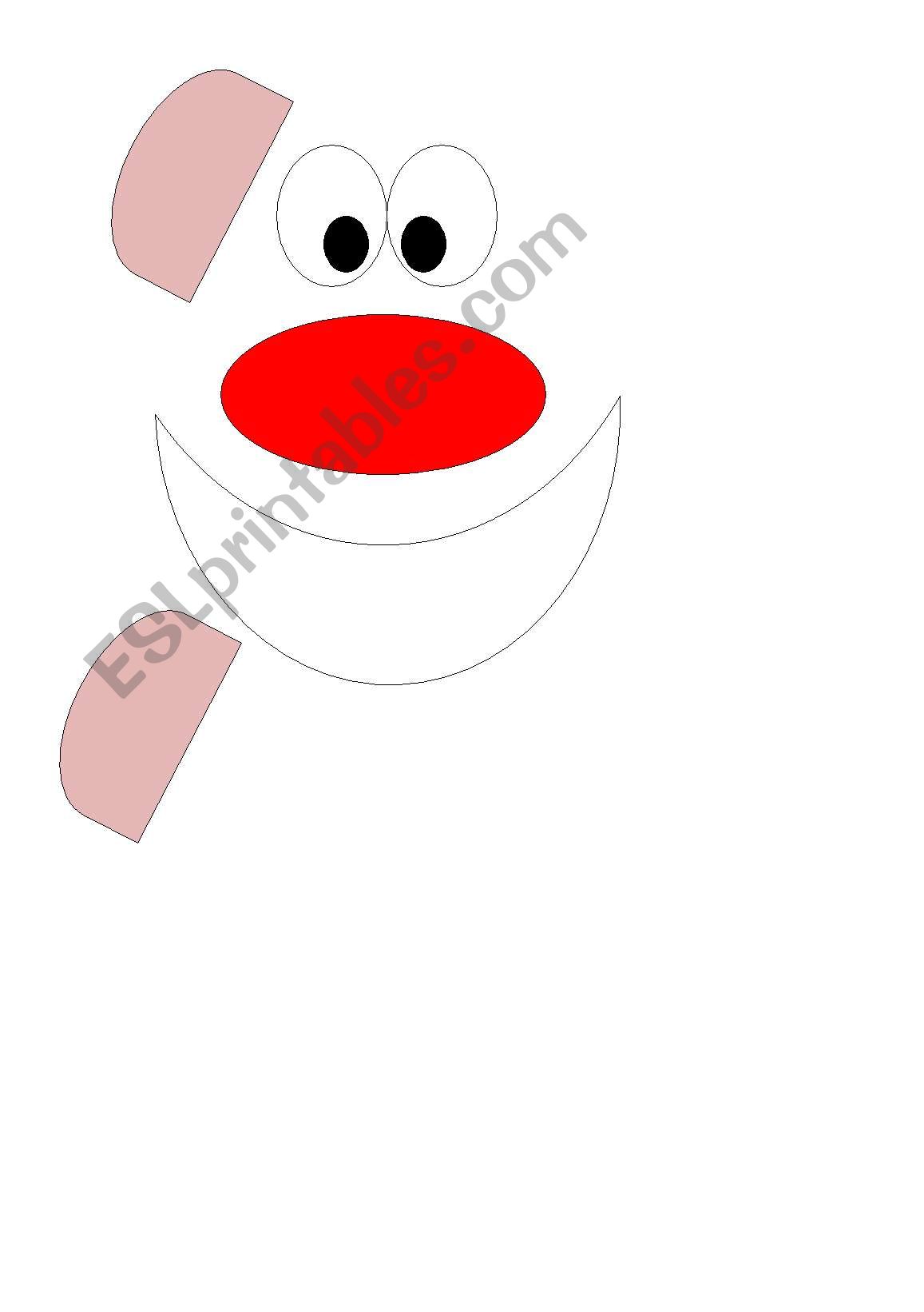 MR POTATO FACE worksheet