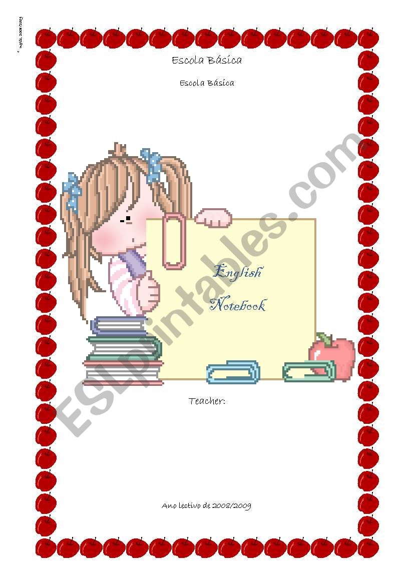 Notebook worksheet
