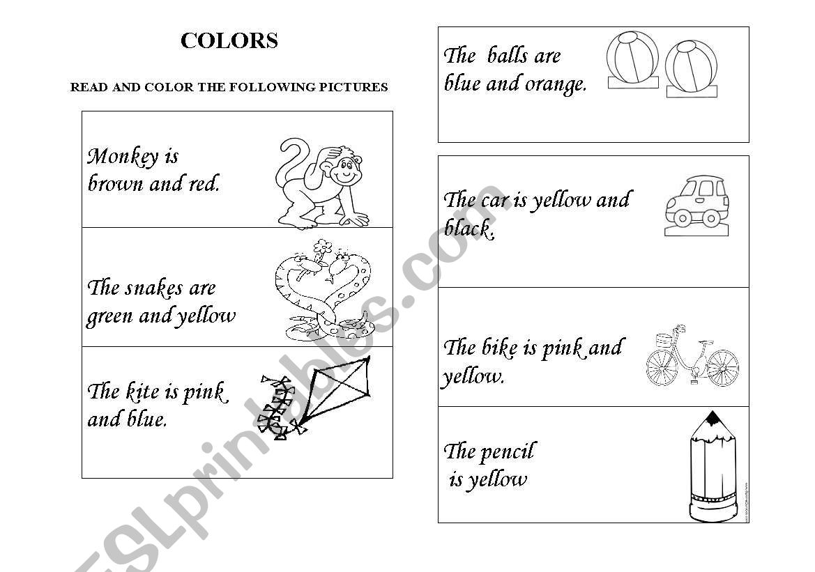 PAINTING ANIMALS worksheet