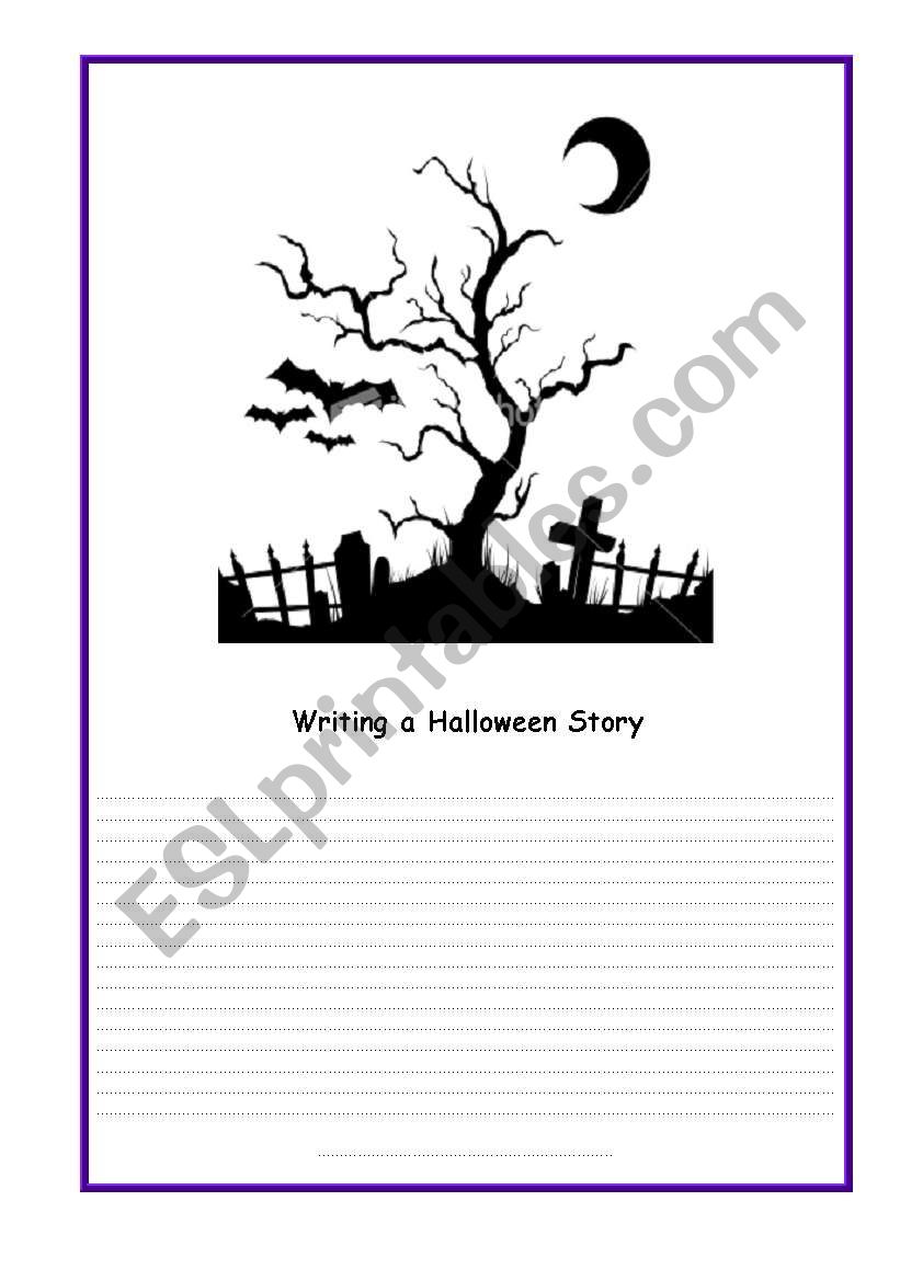 Halloween-card 7 worksheet