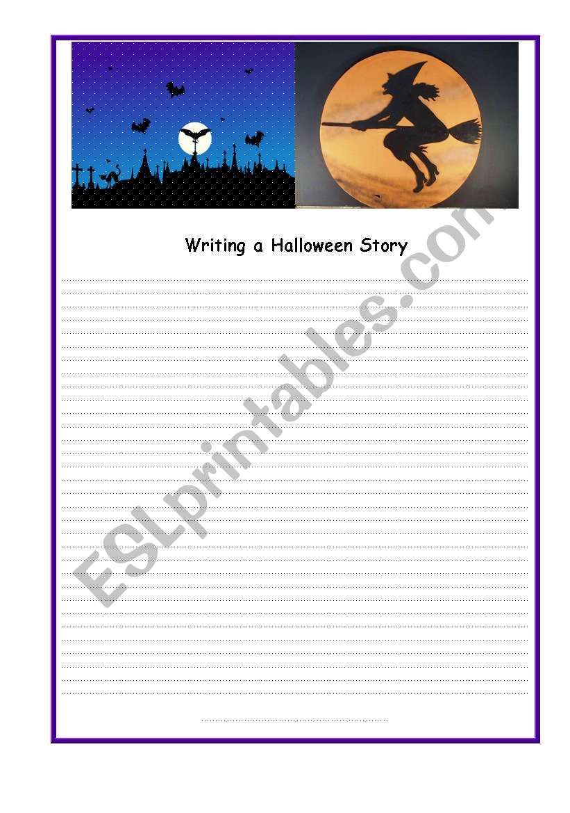 Halloween-card 12 worksheet