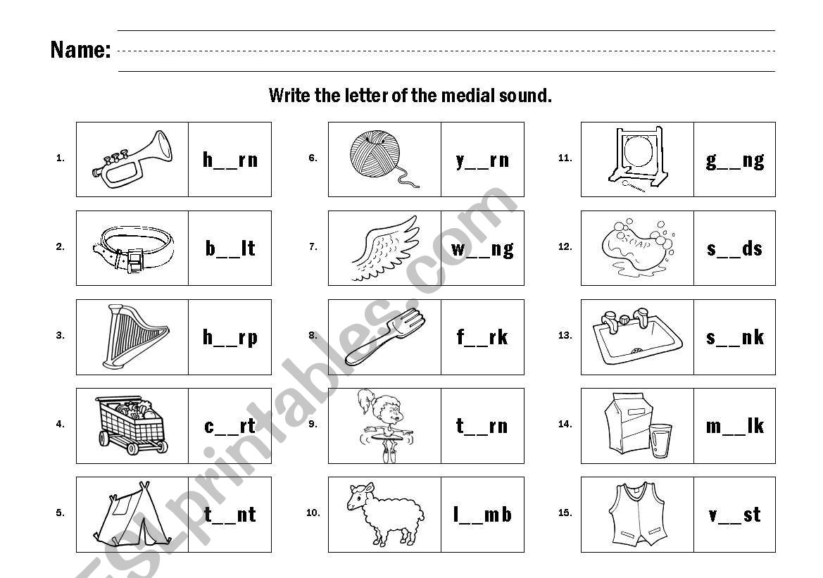 CVCC worksheet worksheet