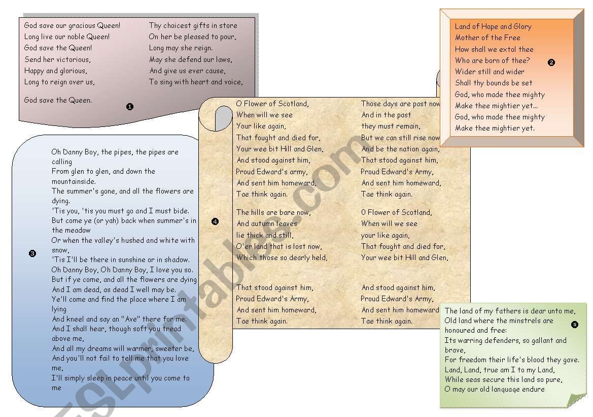 British anthems (the answers part3)