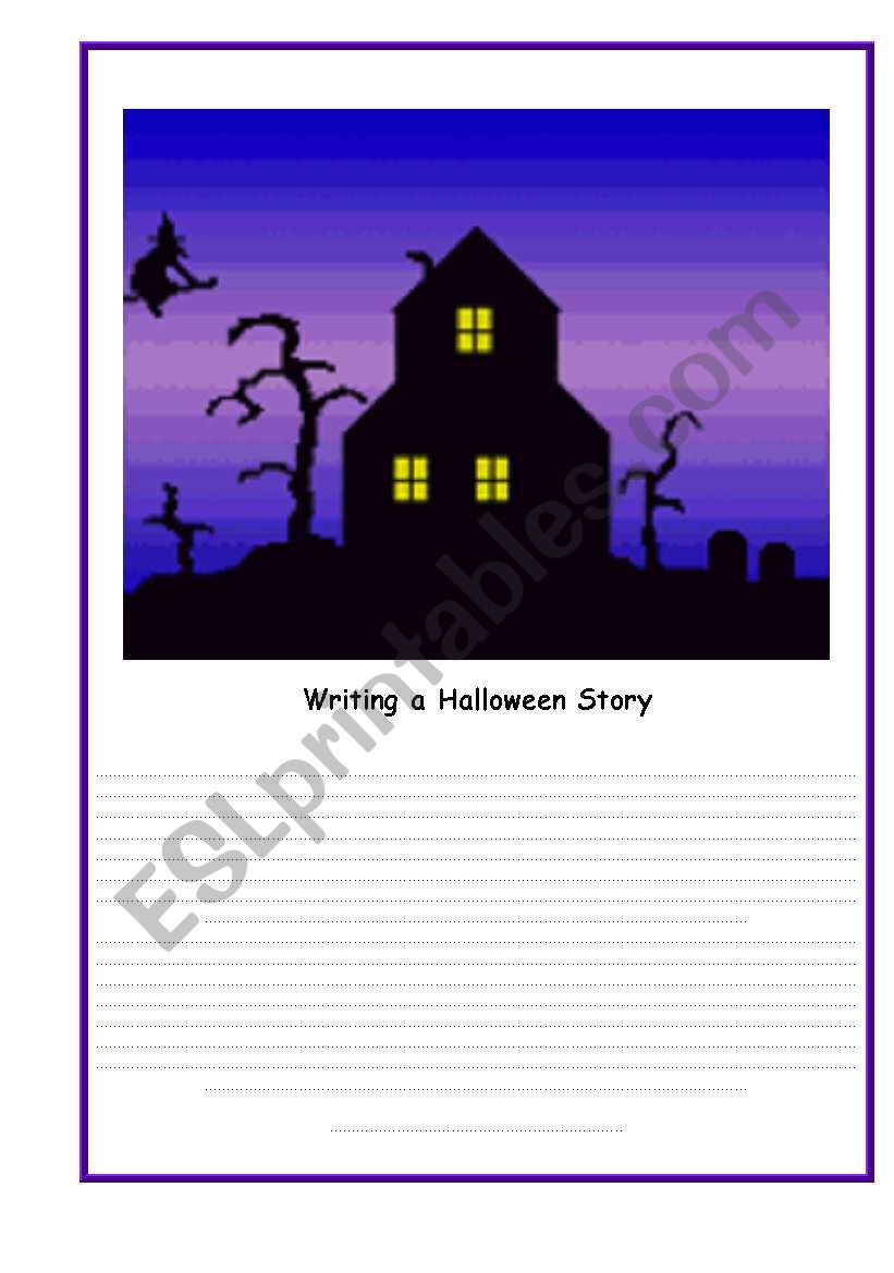 Halloween worksheet