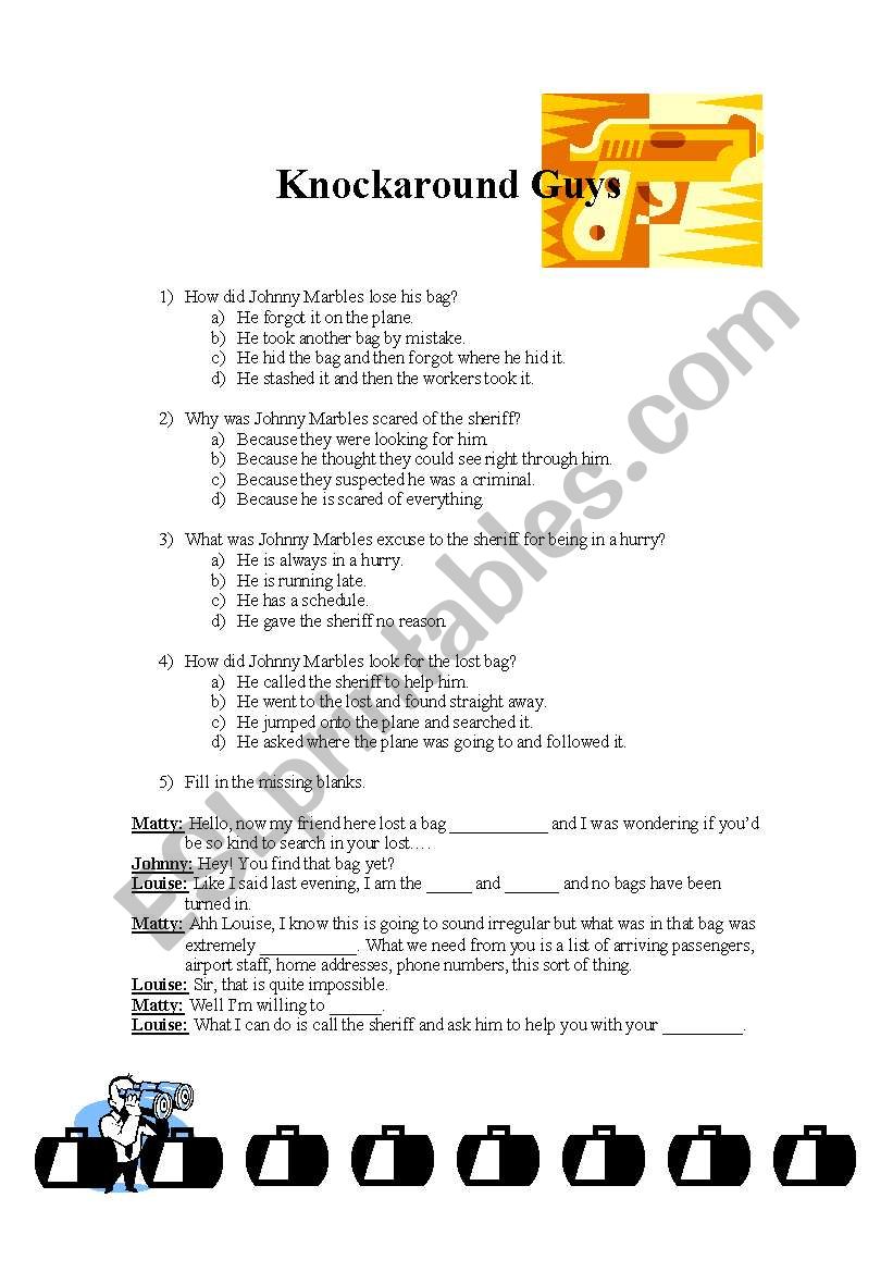 Knockaround guys movie worksheet