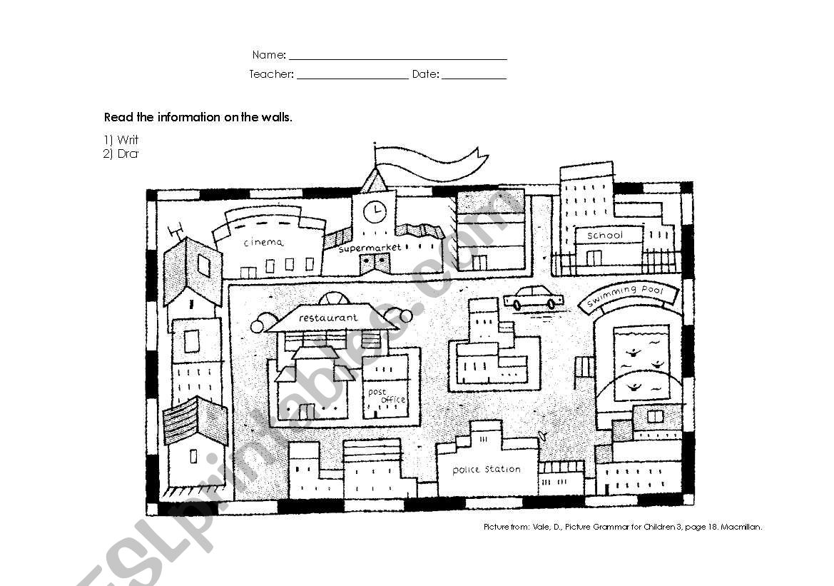 Map worksheet