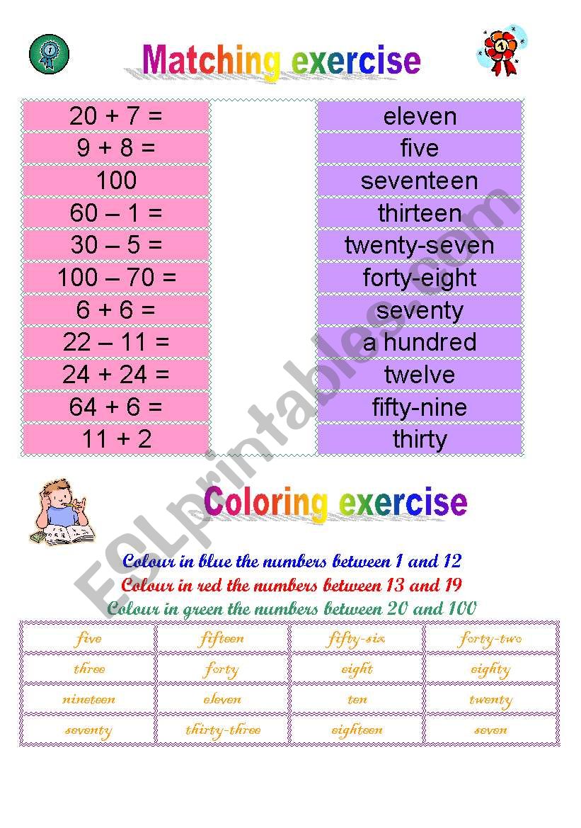 the numbers from 1 to 100 worksheet