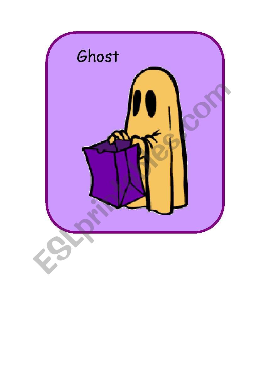 Ghost  worksheet