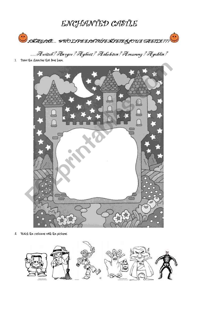 ENCHANTED CASTLE worksheet