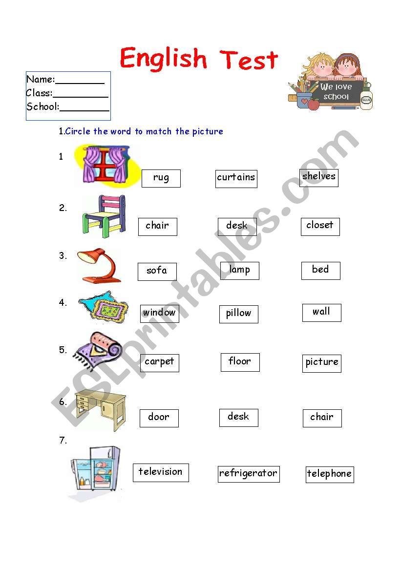 English Test  /Grammar and Vocabulary/ 4 pages