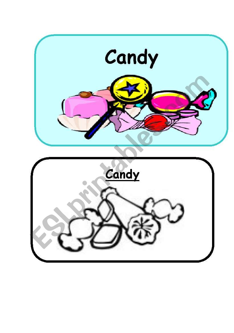 Candy and Pirate  worksheet