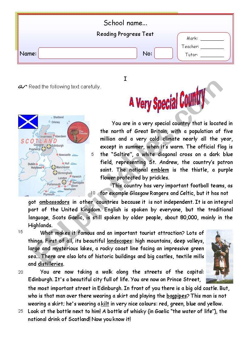 A very special country (Scotland)