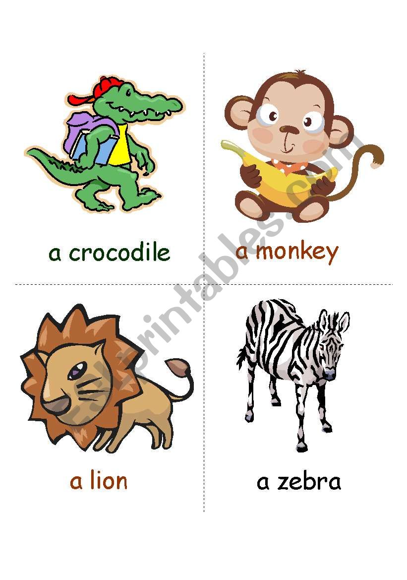 animals worksheet