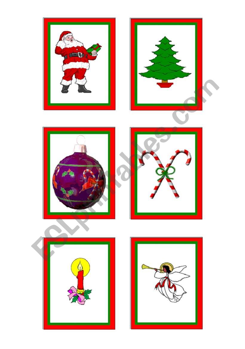christmas-cards 3 - 10 worksheet