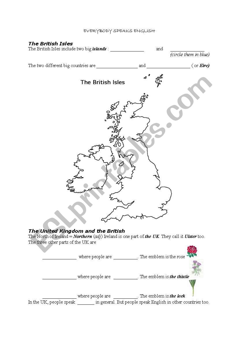 everybody speaks english worksheet