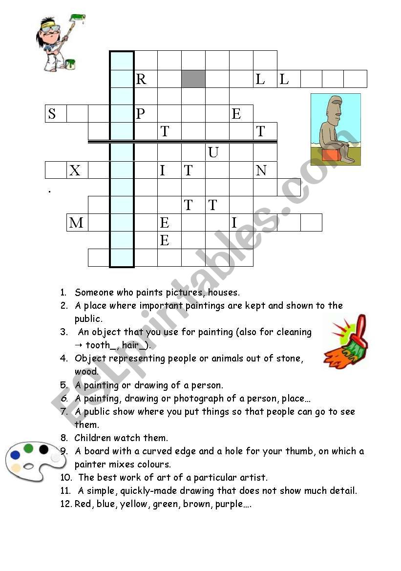 Pablo Picasso, ART worksheet