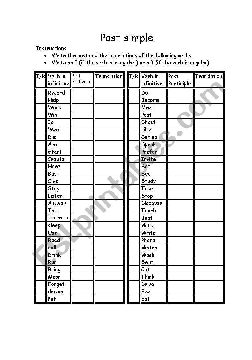 list-of-verbs-esl-worksheet-by-tutuinko