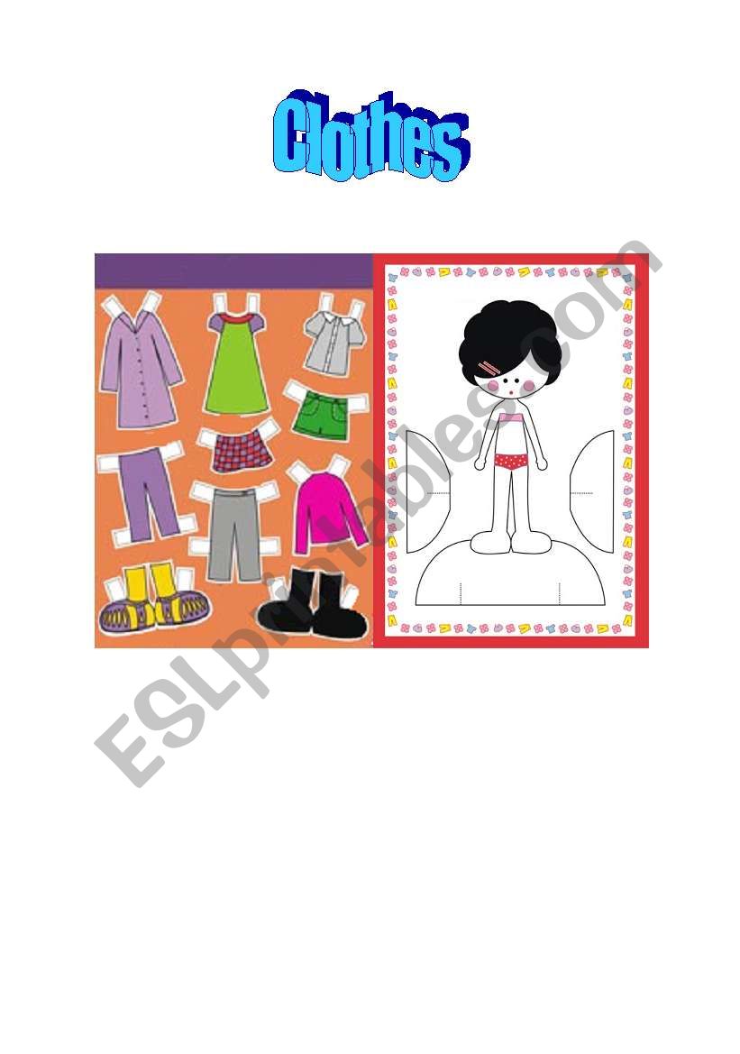 Clothes worksheet