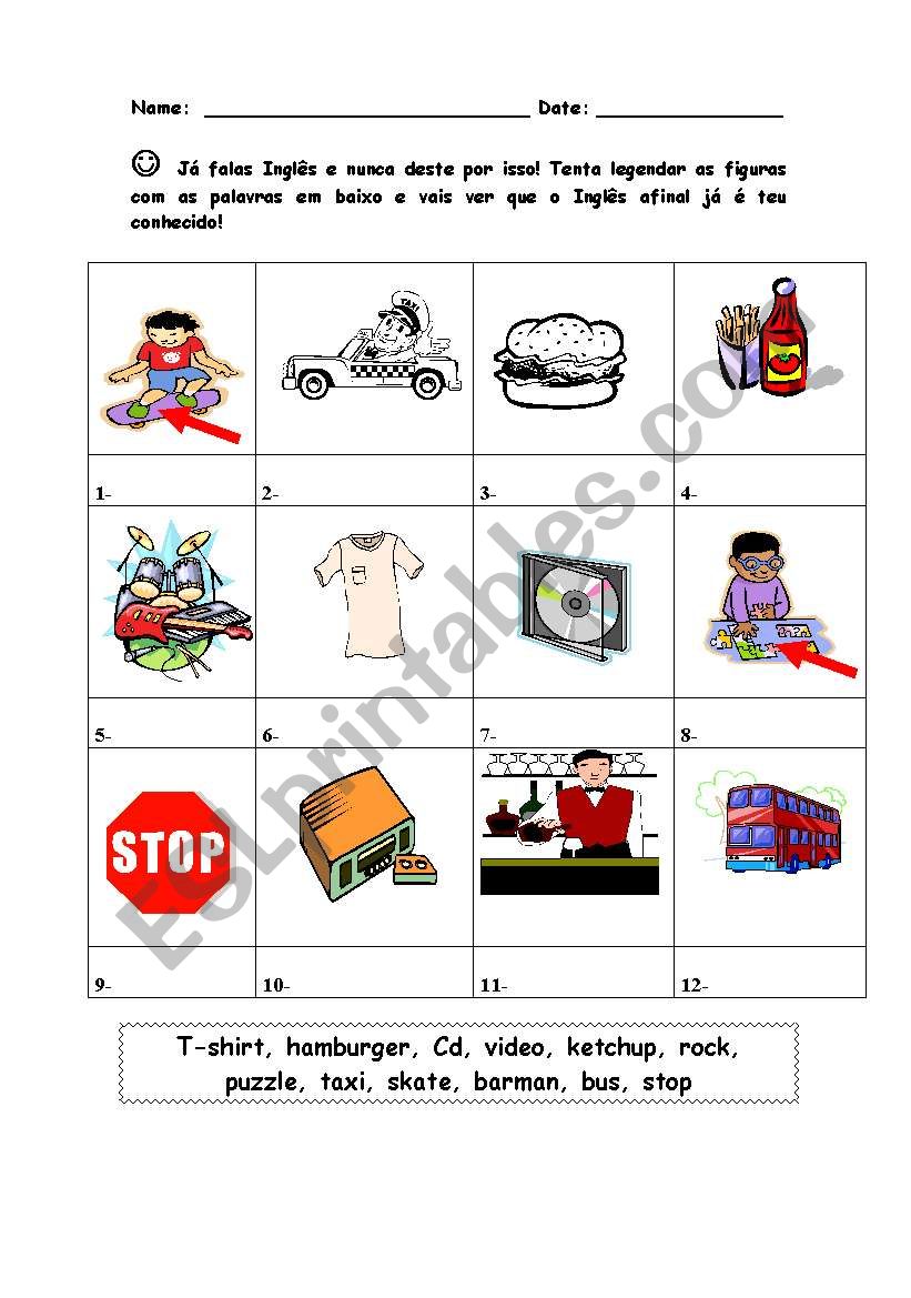 I know English already! worksheet