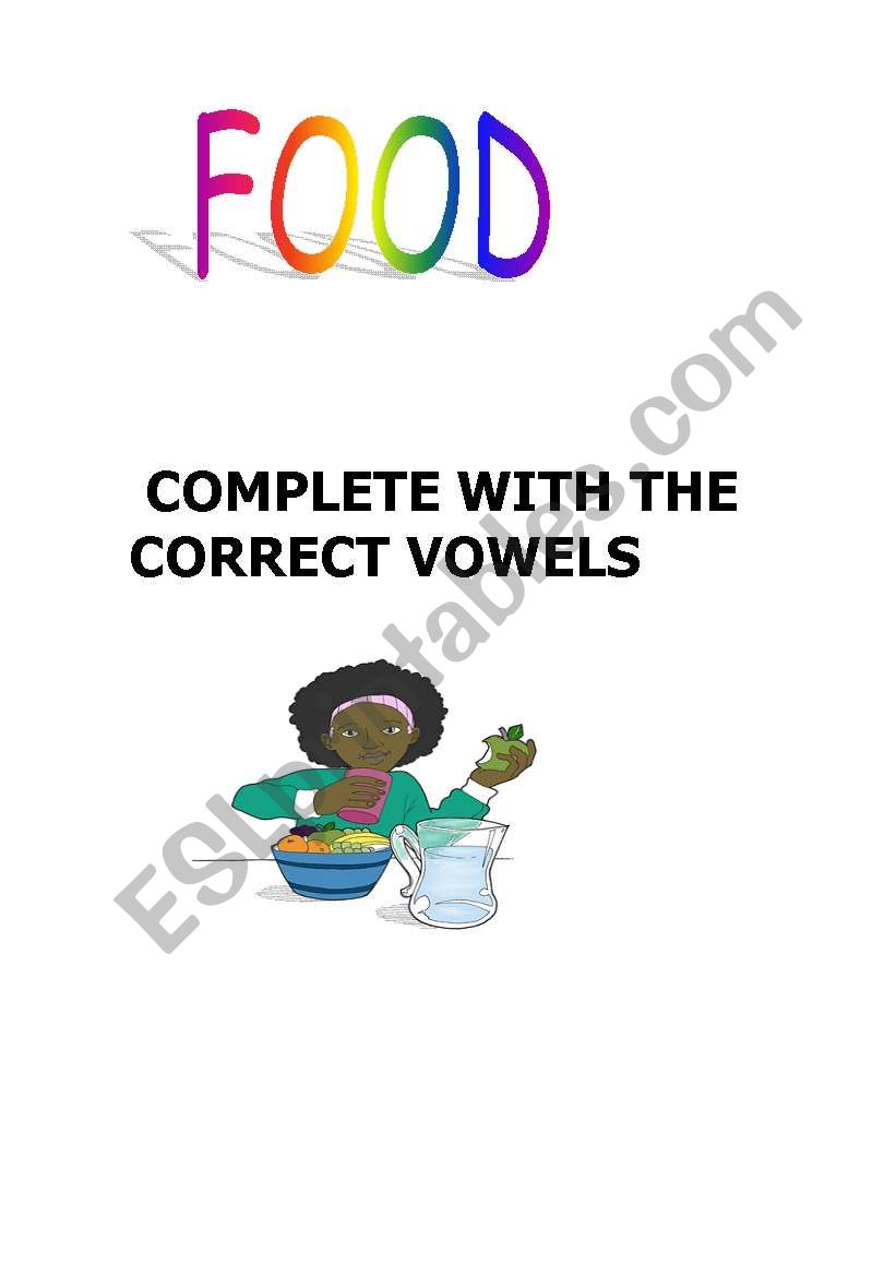 Yummy! worksheet