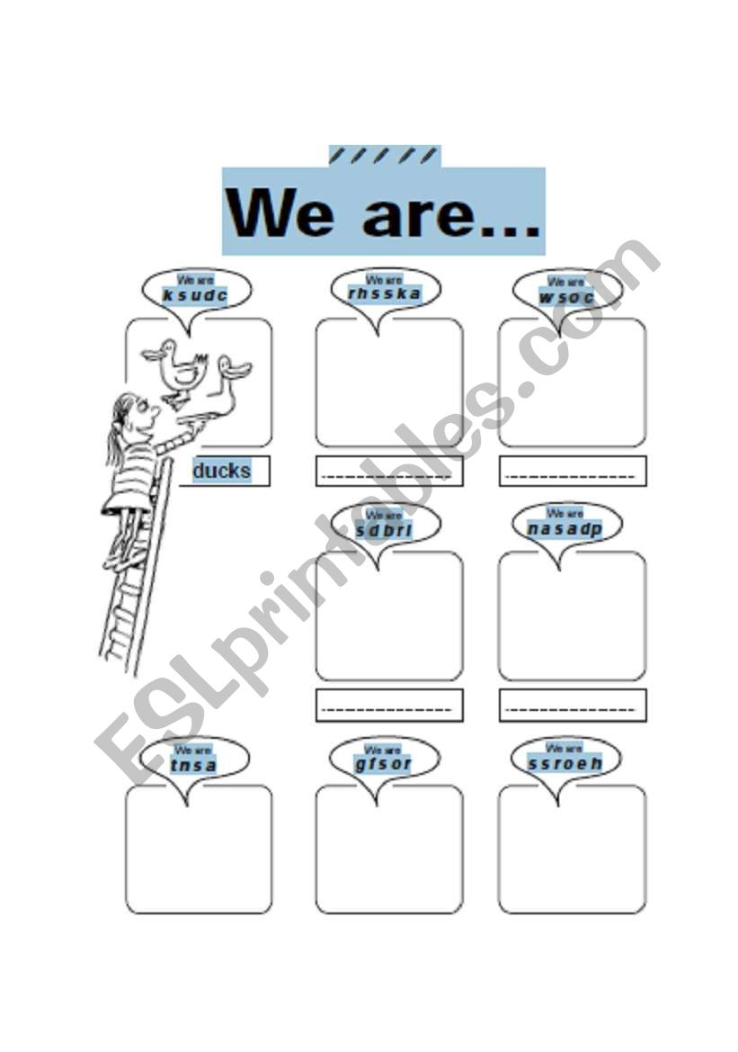 ANIMALS 1 worksheet