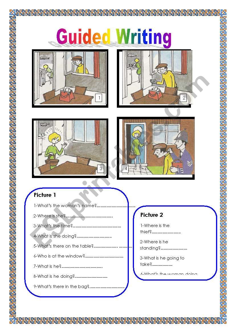 Guided writing NÂº 2 worksheet