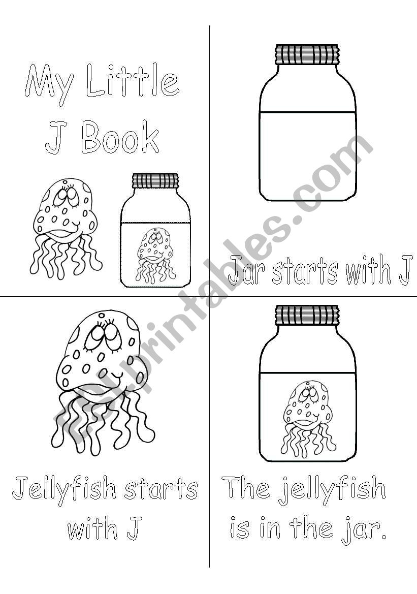 J alphabet book worksheet