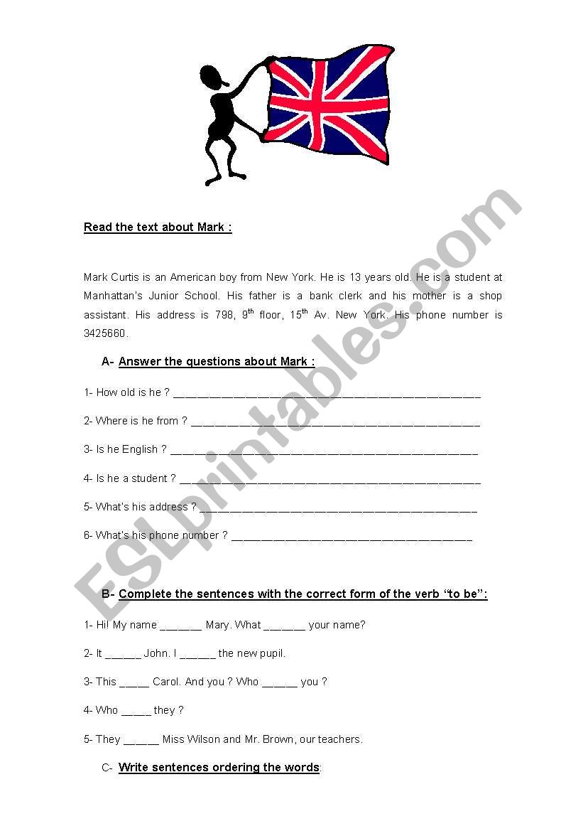 Simple present worksheet