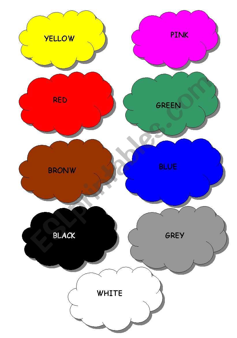 colores worksheet