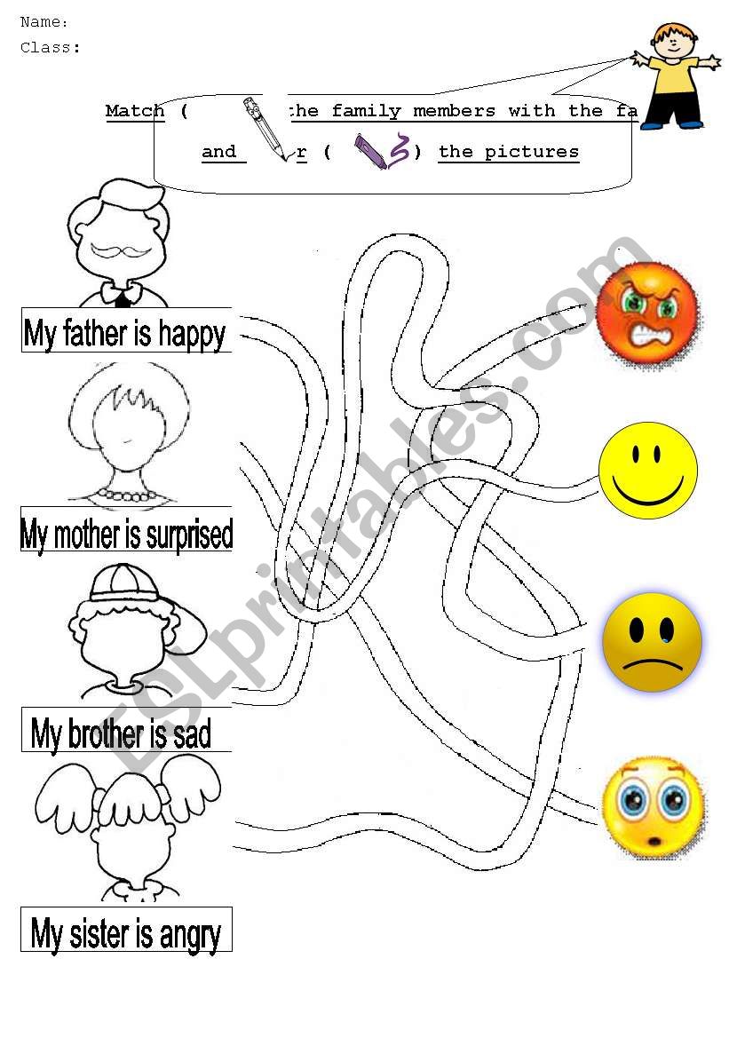 worksheet family members worksheet