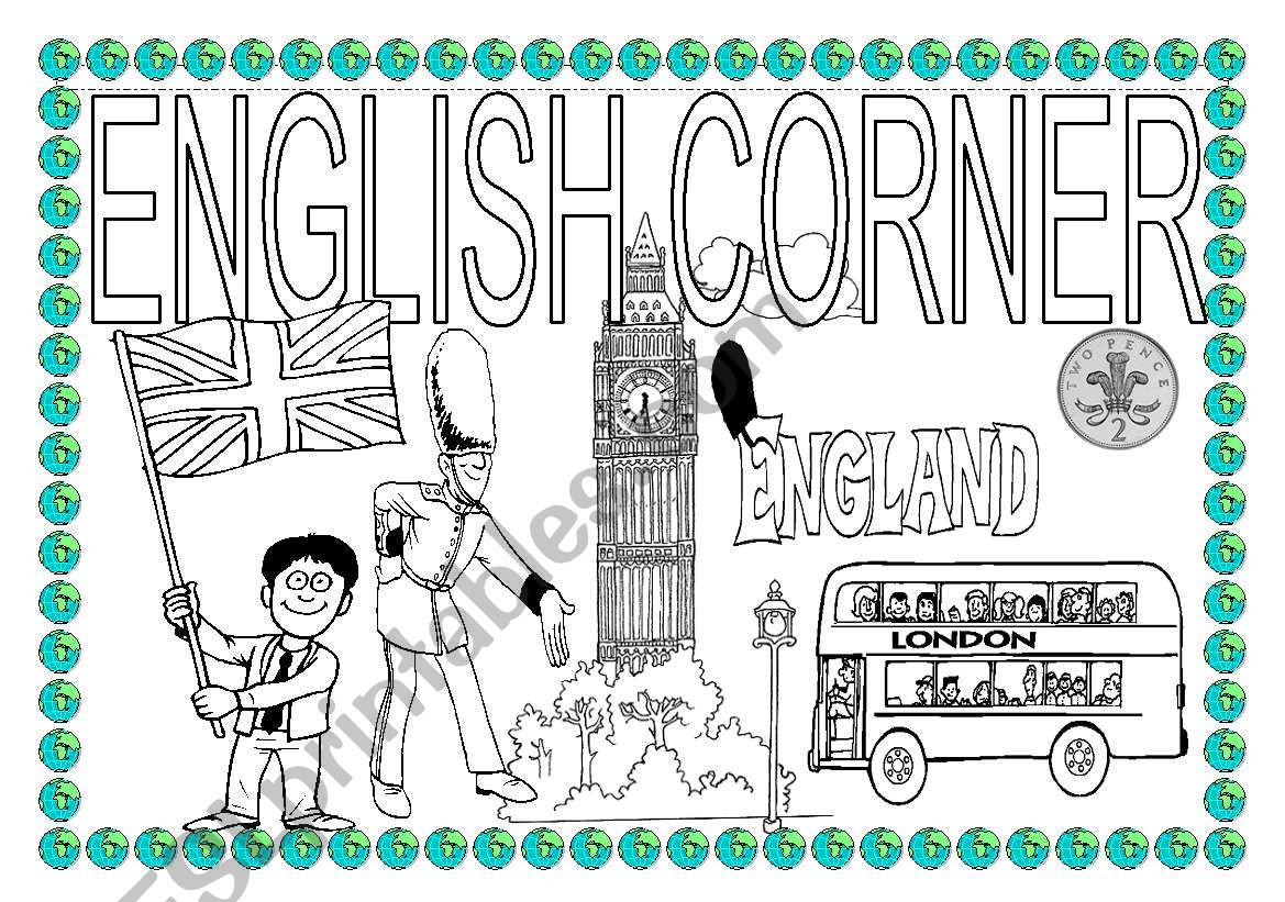ENGLISH CORNER worksheet