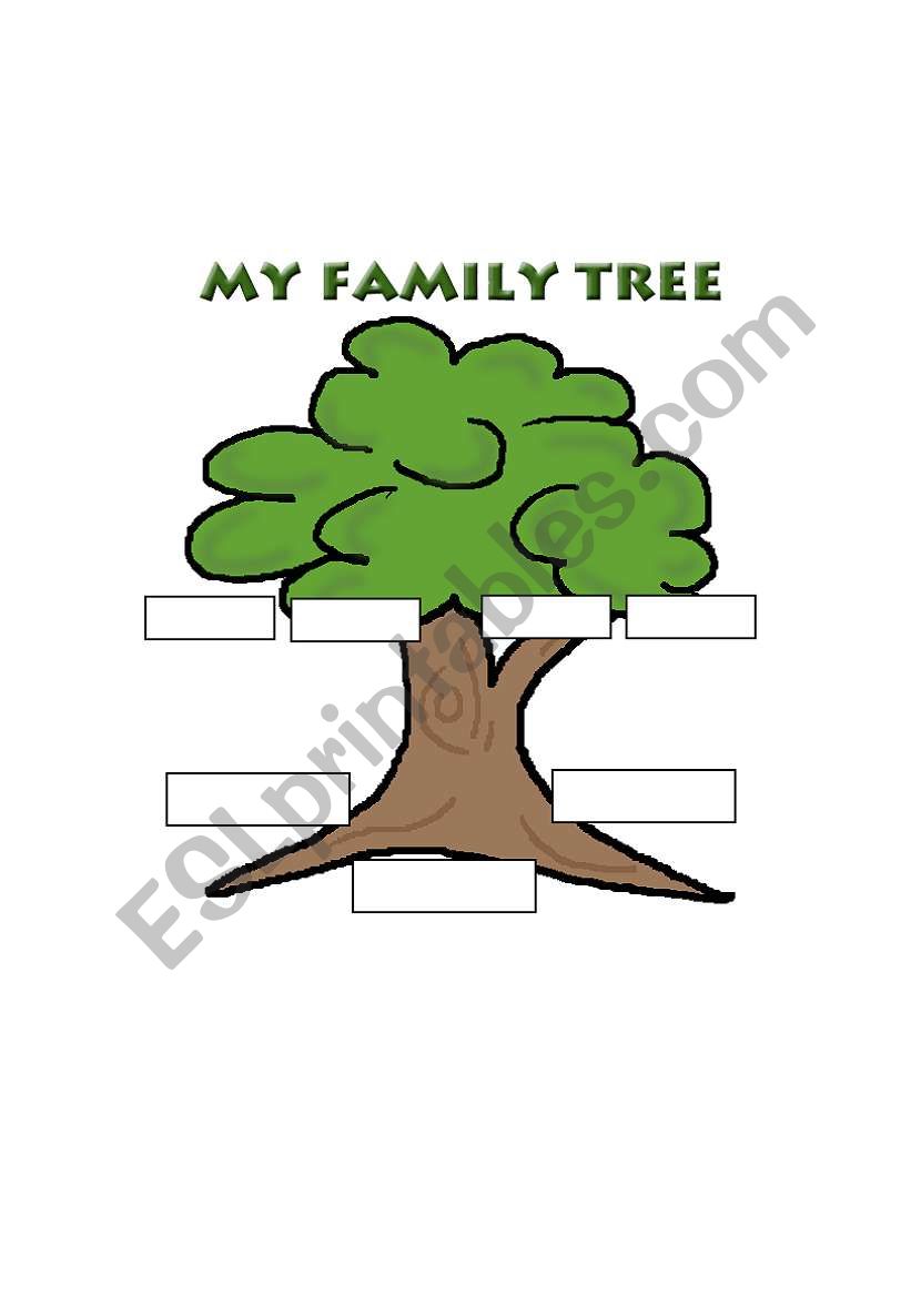 family tree template worksheet