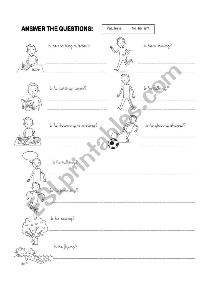 Are they.......? Yes, they are. No, they aren´t. - ESL worksheet by janeco