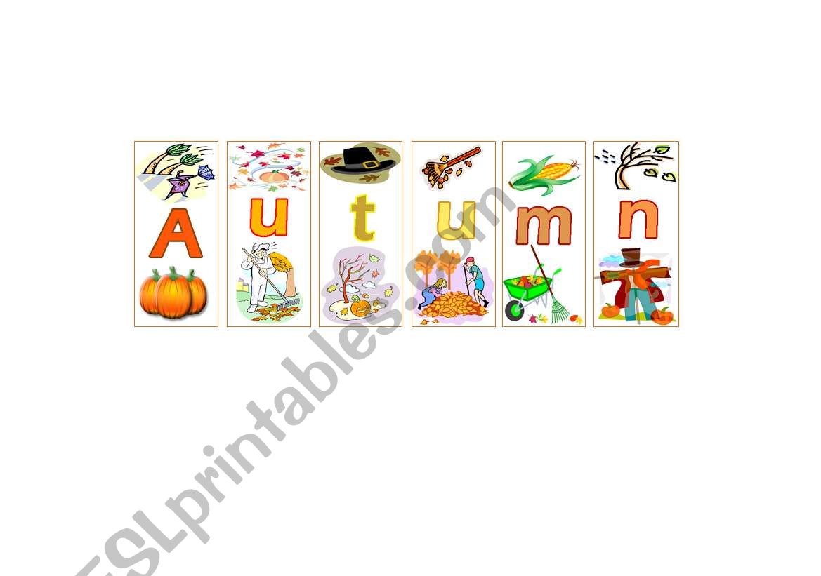 Autumn- Part 3 worksheet