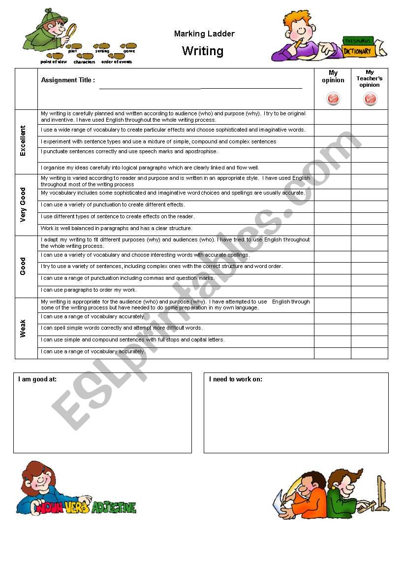 writing assessment primary
