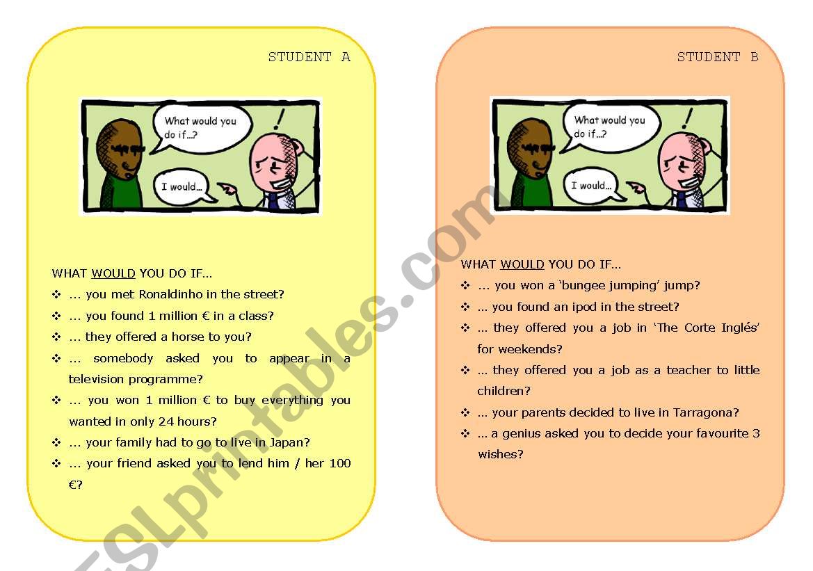 Second Conditional worksheet