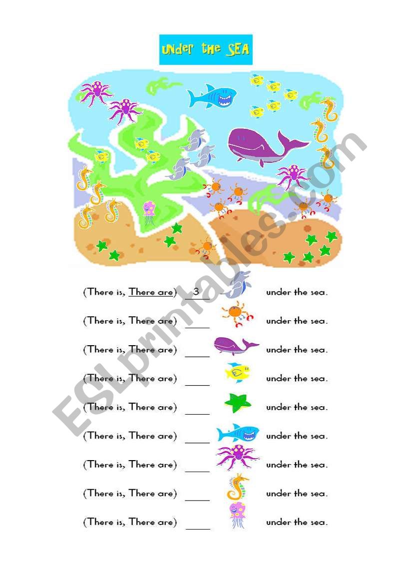 under the SEA worksheet