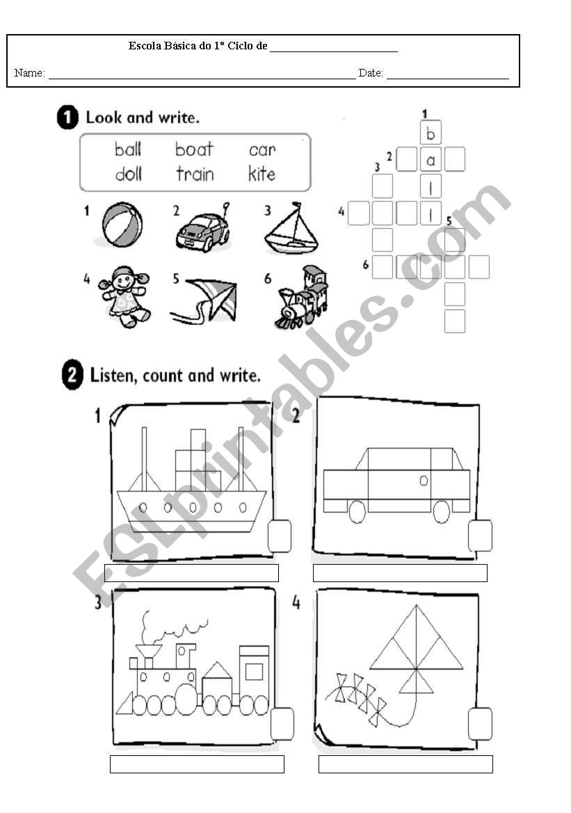 Transports worksheet