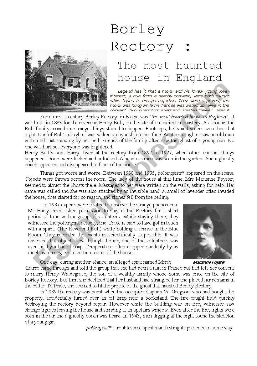 The most haunted house in England