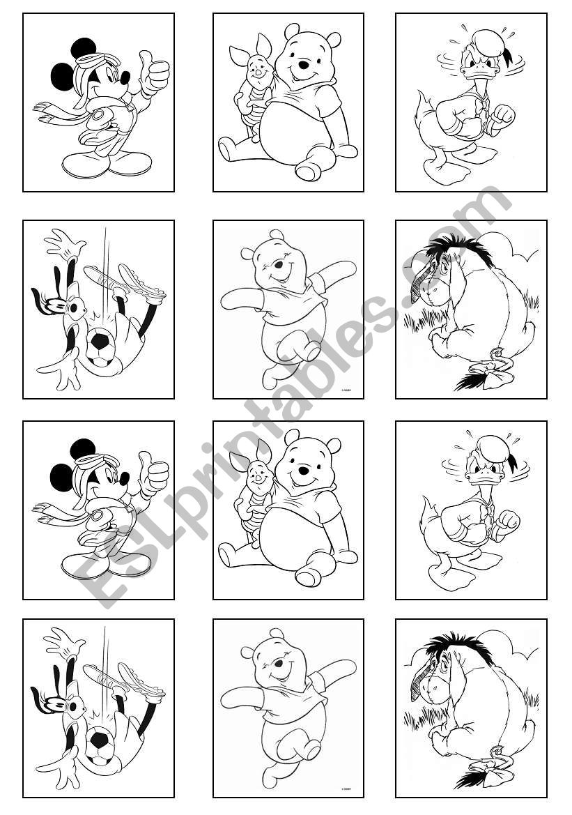 Feelings memory game worksheet