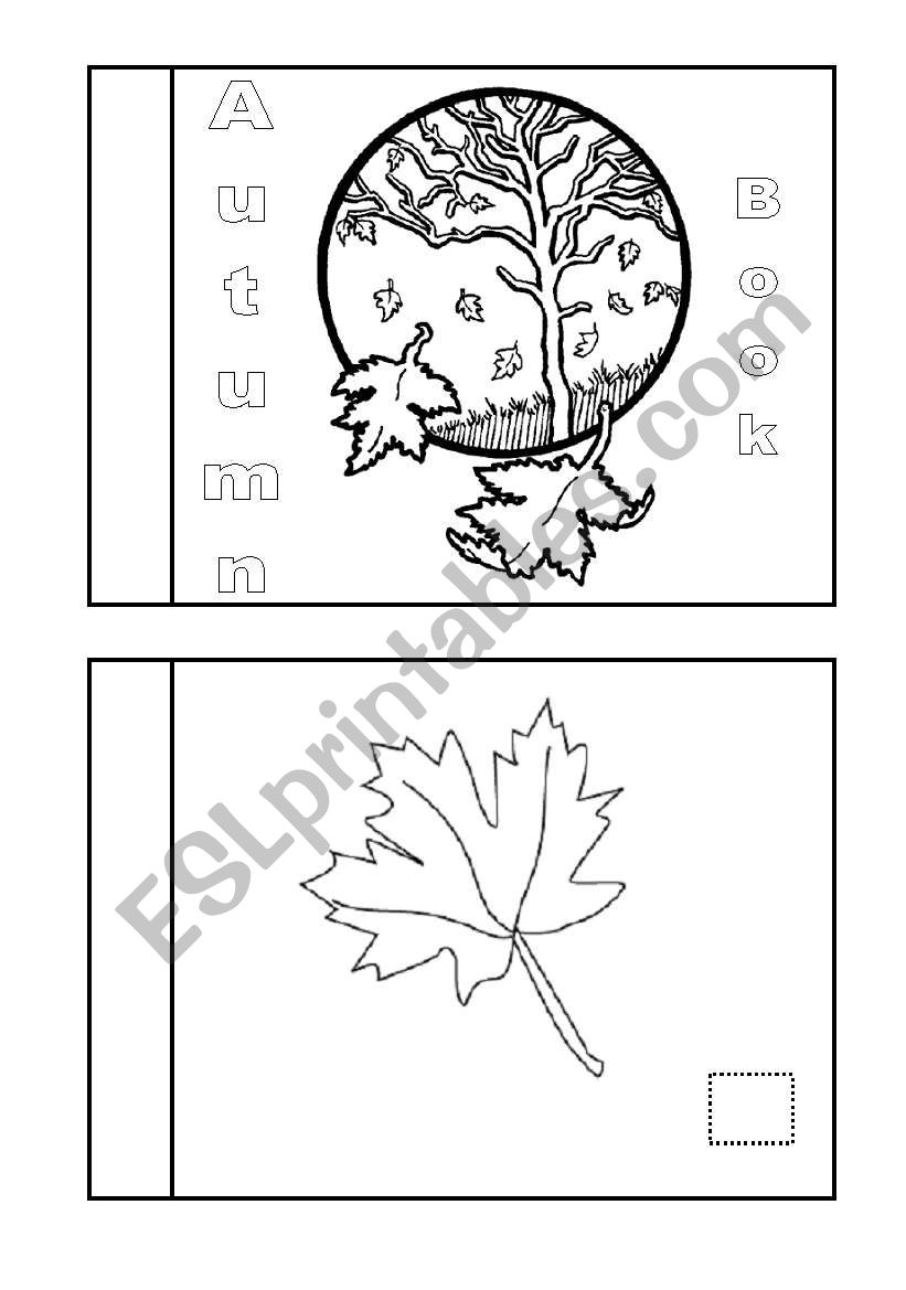 Autumn Book worksheet