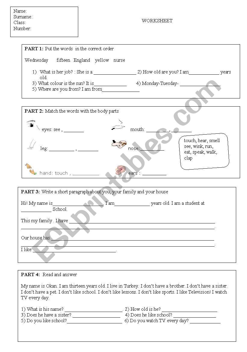 mix worksheet worksheet