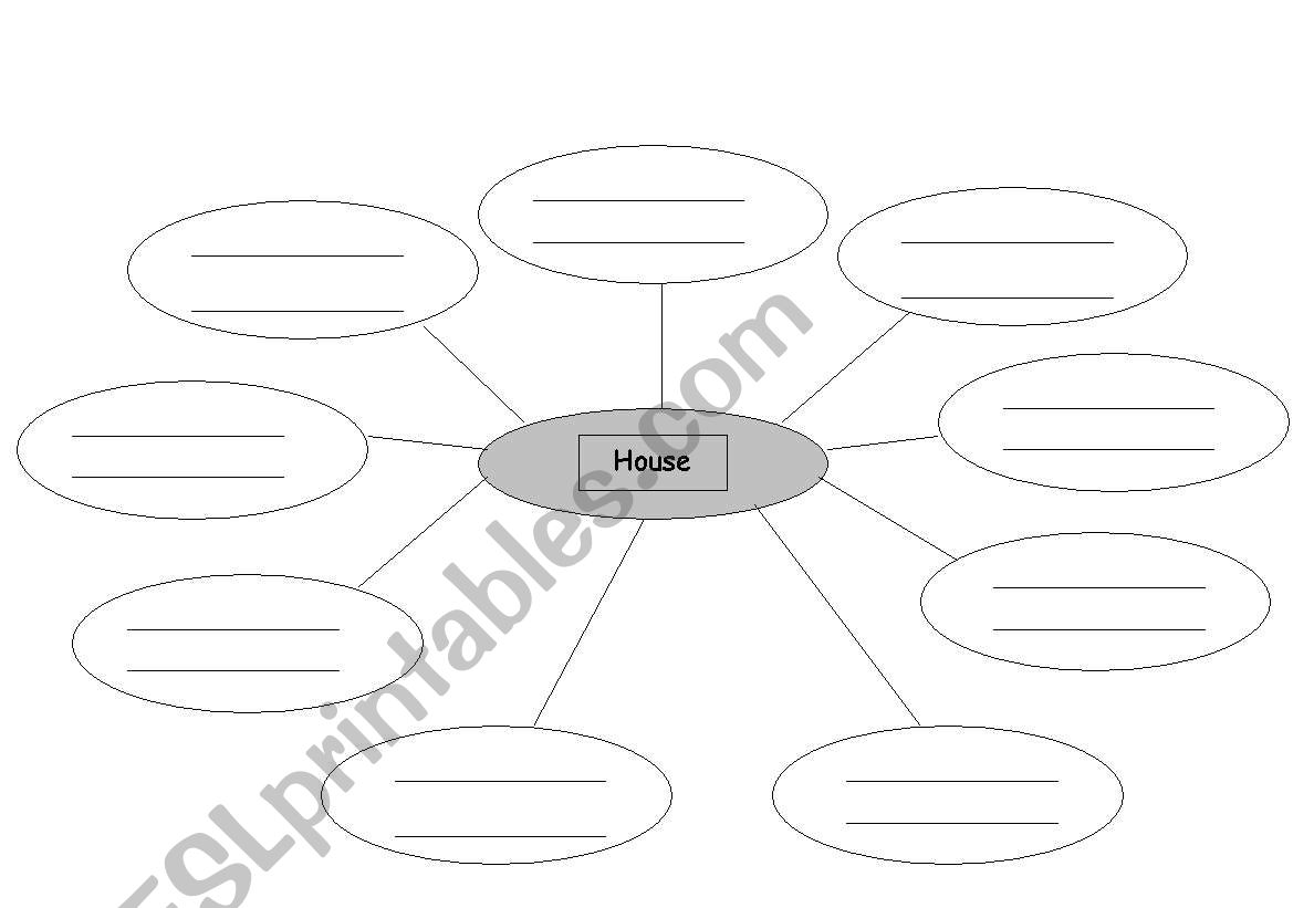 house wordfield worksheet