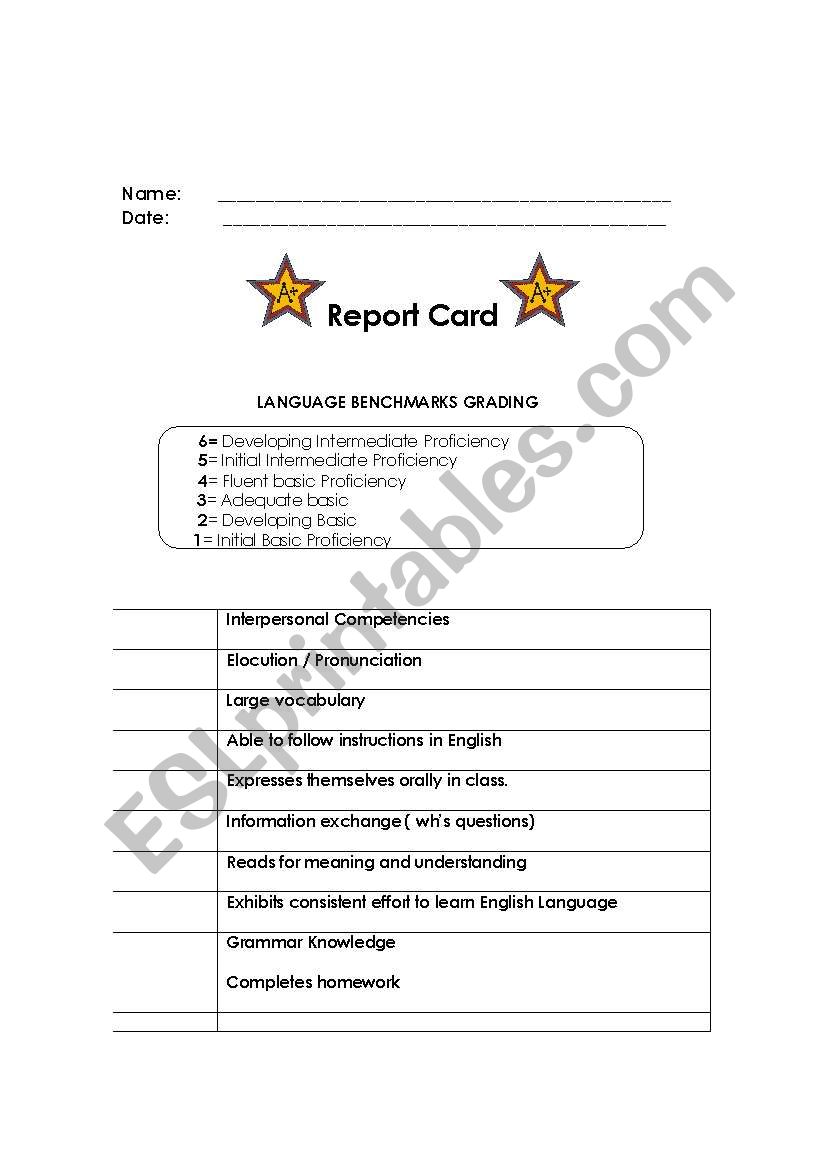 Report cards for visiting students (Linc)
