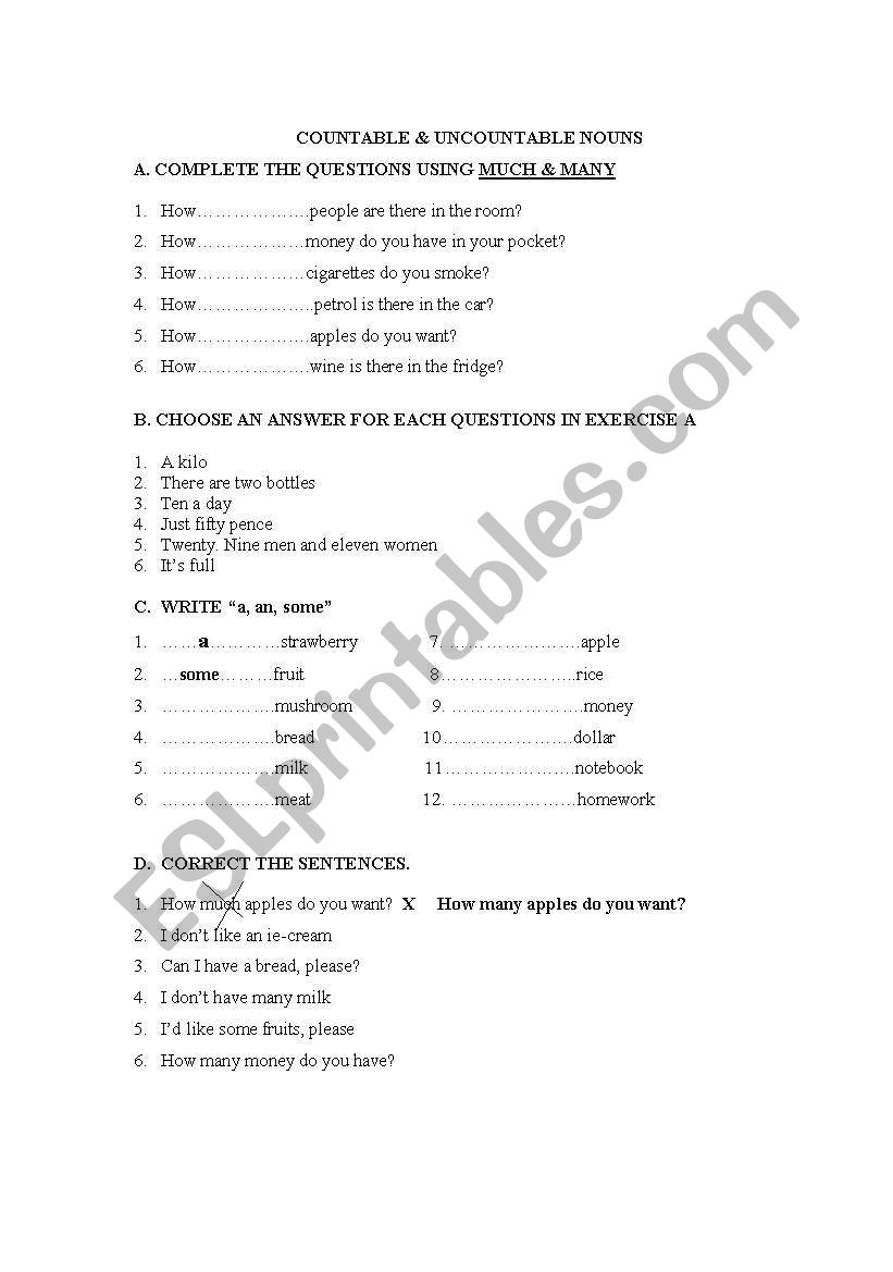 quiz worksheet